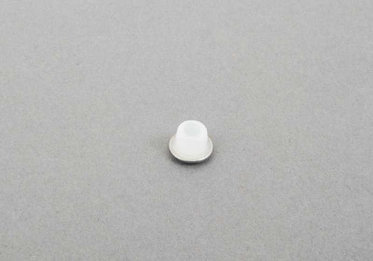 Embellecedor cromado OEM 51111875199 para BMW E21, E12. Pieza decorativa para paragolpes delantero. Original BMW.