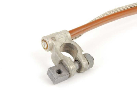 Cable de batería negativo OEM 12421286746 para BMW Serie 5 E12, Serie 6 E24, Serie 7 E23. Original BMW.
