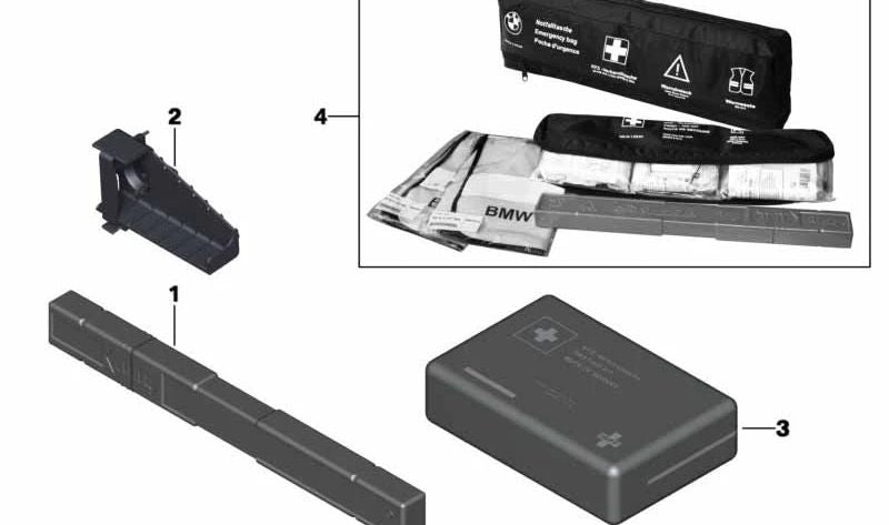 Soporte triángulo de emergencia derecho OEM 71102755794 para MINI R56, R57, R58, R59. Original MINI.