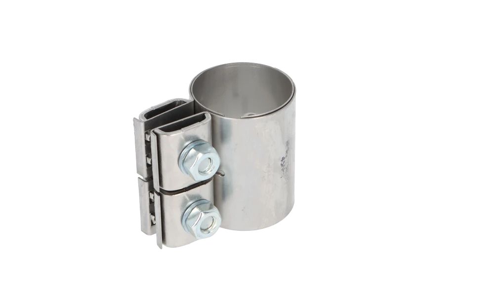Conector de escape (abrazadera tubo) Ø50 mm OEM 18307560777 para BMW F45, F46, F48, E30, E36, E46, E28, E39, E60, E61, E24, E38, E65, E66, U06, U11, E83, F25, E53, Z3, E85, E86 y MINI F55, F56, F57, F54, F60, R50, R52, R60, R61. Original BMW y MINI.