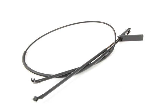 Cable Bowden de accionamiento del capó frontal OEM 51237184456 para BMW X5 E70, X5 E70 LCI, X6 E71, X6 E72 Hybrid. Original BMW.