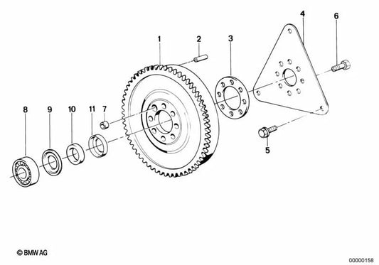 BMW Separator 5 E34 -Serie, 7 E32 -Serie (OEM 11221715527). Original BMW