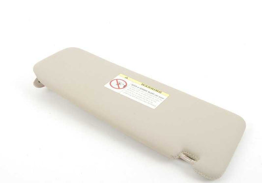 Sun visor with mirror cover left for BMW E31 (OEM 51168198025). Original BMW