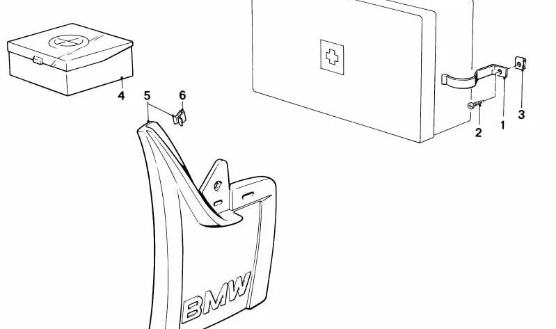 Écrou de bouchon OEM 46637651465 pour BMW. BMW original BMW.