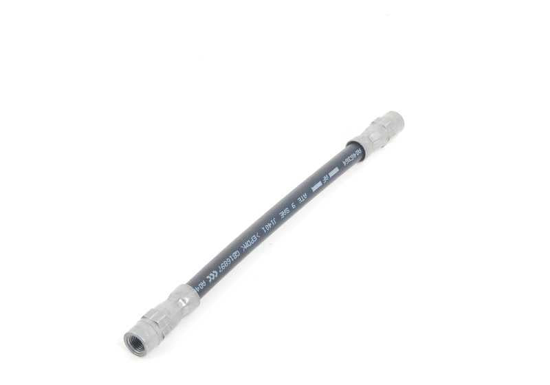 Latiguillo de freno trasero OEM 34321159878 para BMW E21, E30, E36, E12, E28, E34, E24, E23, E32. Longitud 222mm. Original BMW.