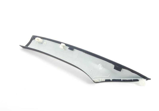 Embellecedor derecho del pilar A OEM 51437897588 para BMW E60 y E61. Color antracita. Pieza original BMW.