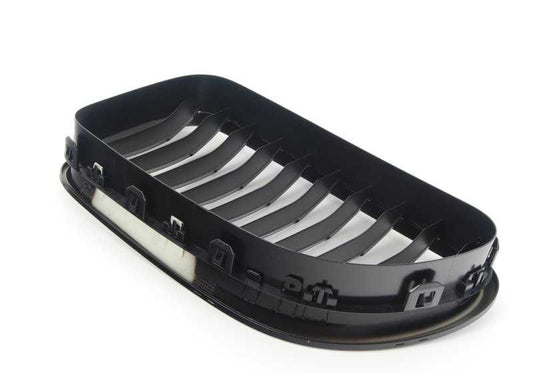 Rejilla decorativa delantera derecha M Performance negro brillo OEM 51712297592 para BMW Serie 6 F06, F12, F12 LCI, F13. Original BMW.