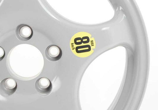 Roda de substituição de liga leve 36116796147 para BMW F07, F01, F02, F04, F25. BMW original. Ideal como uma roda de emergência compatível com pneus RSC e sistema RDC.