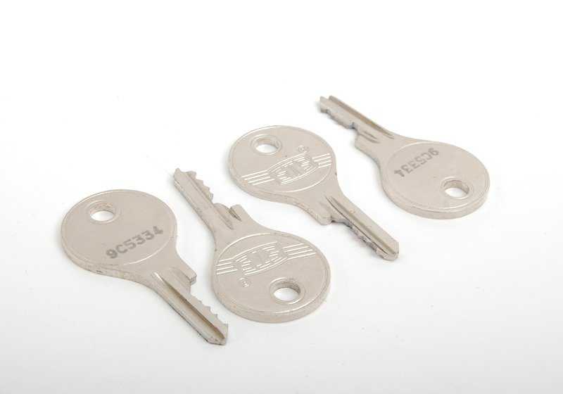 Juego de cerraduras OEM 36107966297 para BMW F06, F12, F13, E65, F01, F02. Original BMW.