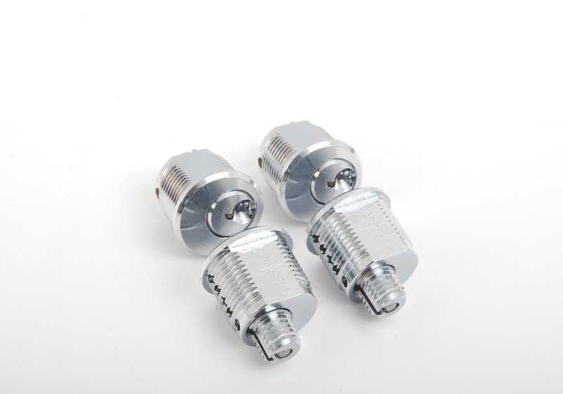 Juego de cerraduras OEM 36107966297 para BMW F06, F12, F13, E65, F01, F02. Original BMW.