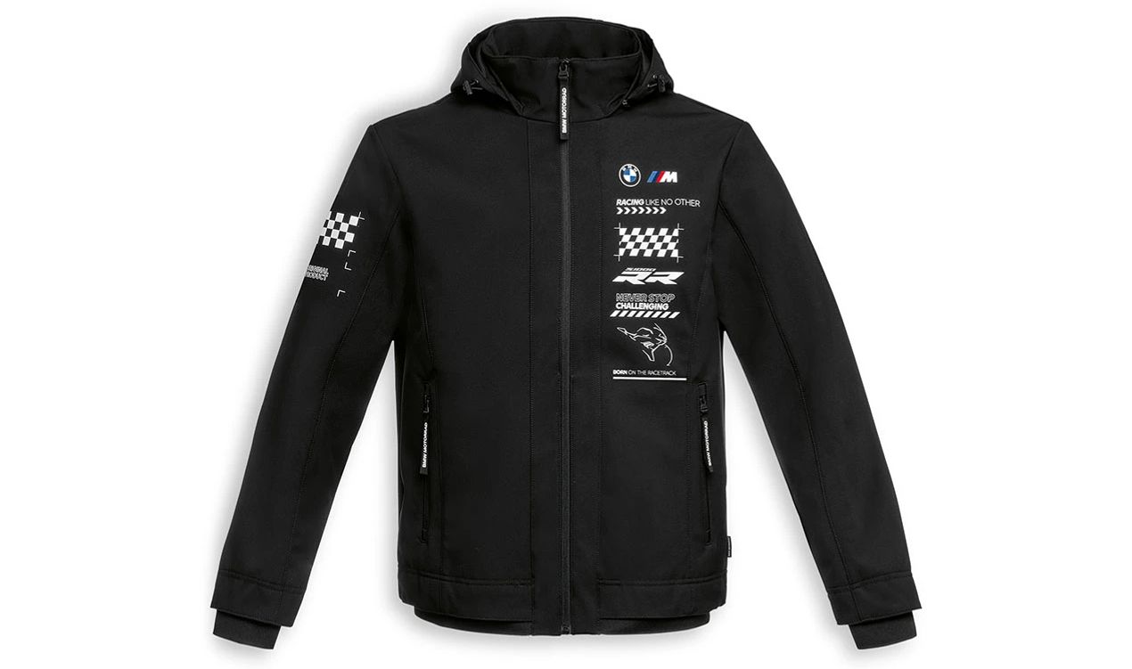 Chaqueta deportiva softshell Motorsport negra/roja talla S OEM 76615A81611 válido para BMW Original BMW Motorrad
