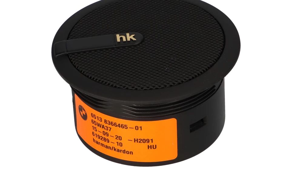 Altavoz medio rango Hi-Fi izquierdo OEM 65138366465 para BMW E36. Original BMW.