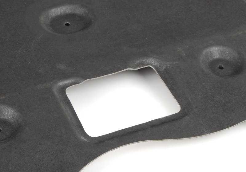 Cubierta protectora del motor OEM 51757185112 para BMW F07, F10, F11, F06, F13, F01, F02, F04. Compatible con versiones 530d, 535d, 535i, 550i xDrive. Original BMW.