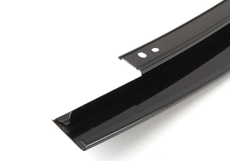 Moldura marco ventana pilar B puerta delantera izquierda OEM 51337207831 para BMW X5 E70, E70N. Original BMW.