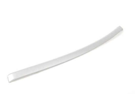 Embellecedor interior puerta derecha OEM 51416958234 para BMW E92 y E93. Acabado titanio II. Original BMW.