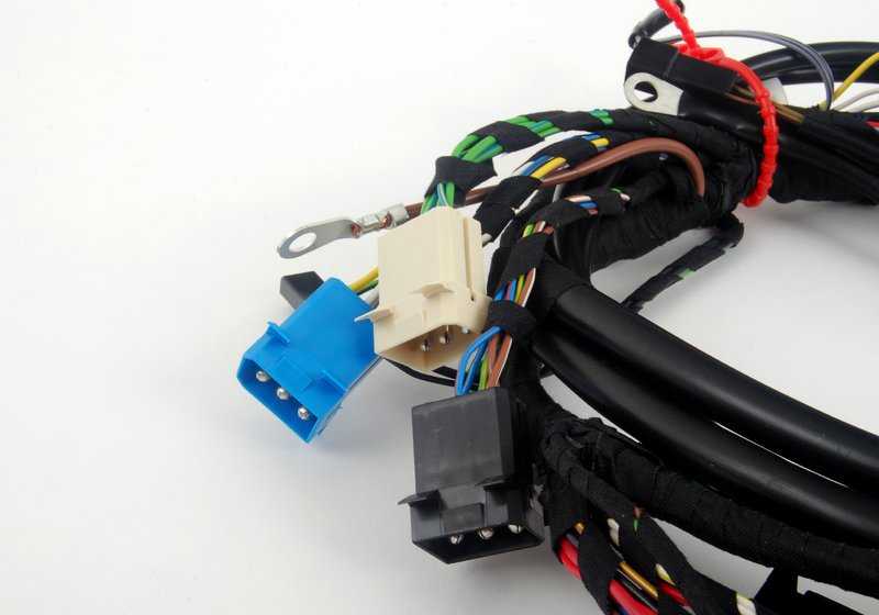 Mazo de cables segmento chasis OEM 61111244421 para motos BMW R 65 GS, R 80 G/S, R 80 ST. Original BMW Motorrad.