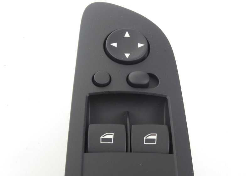 Interruptor elevalunas puerta del conductor OEM 61319216526 para BMW E81, E82. Original BMW.