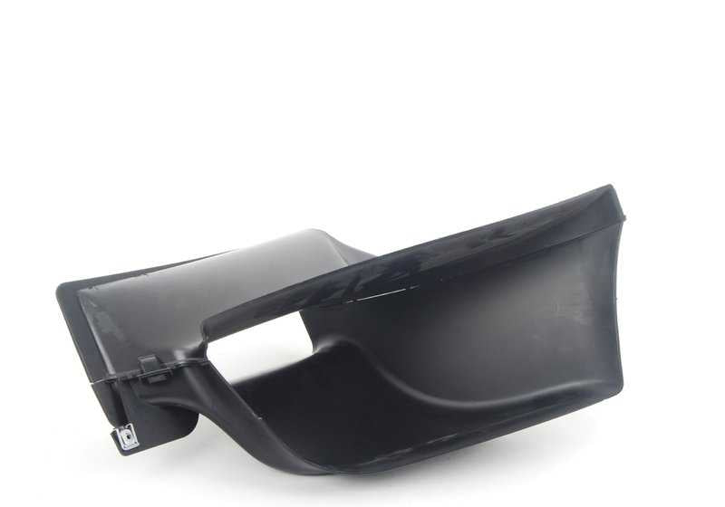 Conducto de aire para radiador de aceite delantero derecho OEM 51748051606 para BMW E82. Original BMW.