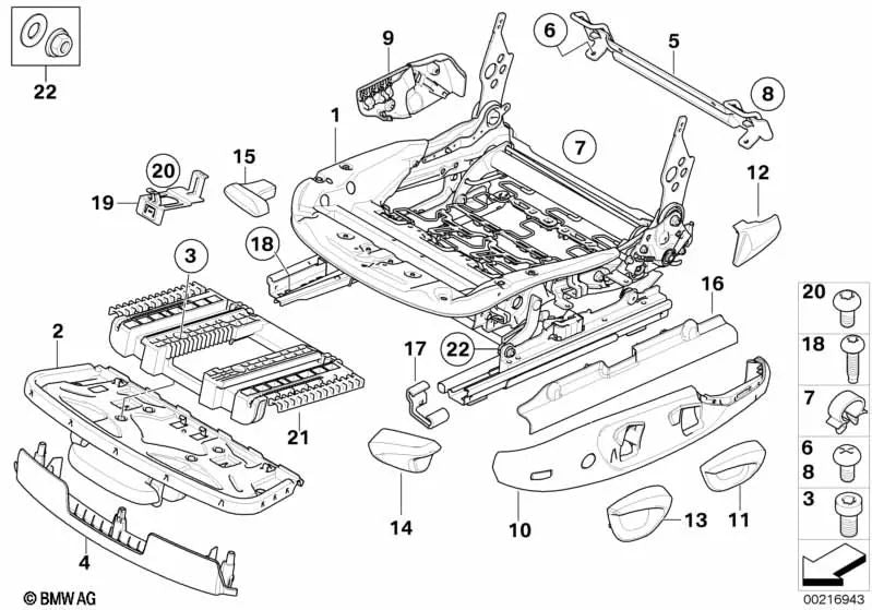 Moldura herraje del cinturón izquierdo OEM 52106978887 para BMW Serie 3 E92, E93. Original BMW.