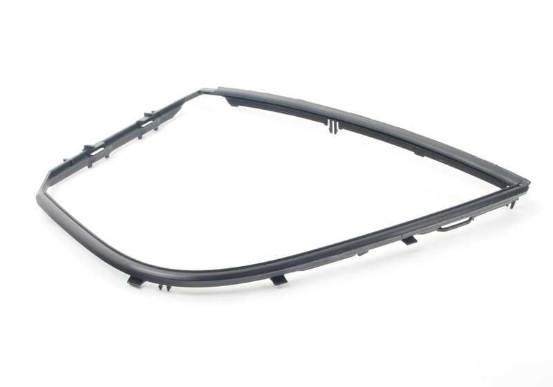 Sellado de ventanilla trasera izquierda OEM 51347060219 para BMW E90, E91. Original BMW.