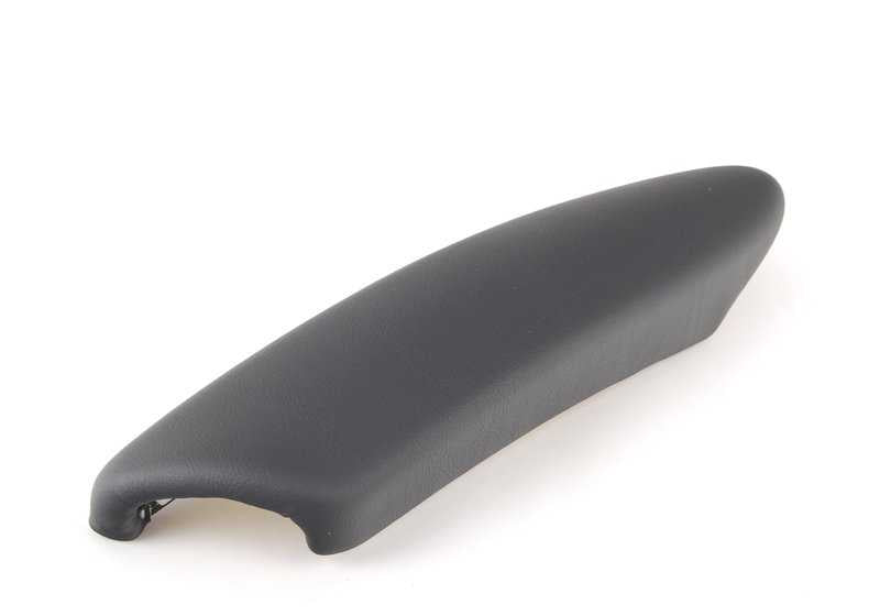 Apoyabrazos de cuero artificial derecho Panther Black OEM 51417133516 para MINI R50, R53, Cabrio R52. Original MINI.
