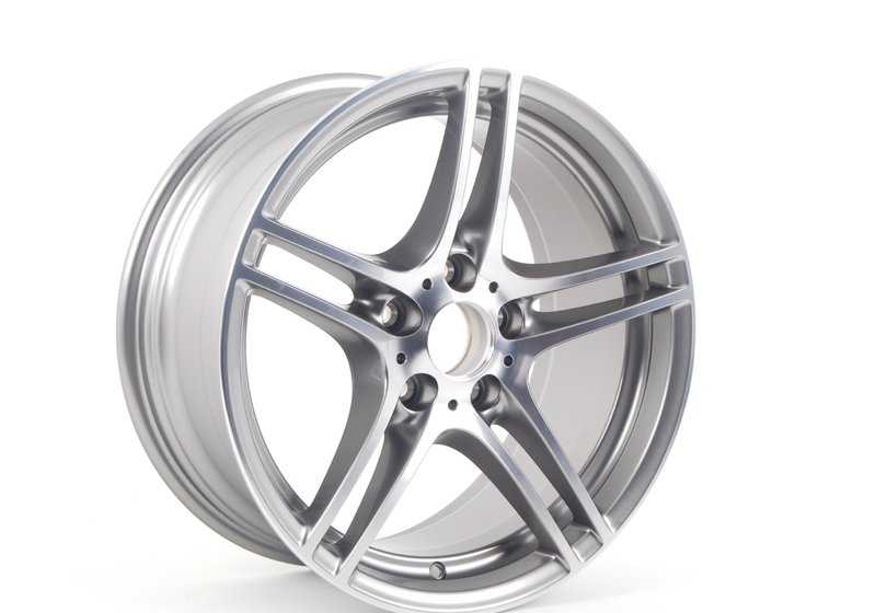 Llantas de aleación M Doble Radio 313 OEM 36116791999 para BMW E90, E91, E92, E93. Traseras, 18", color ferric grey bicolor. Original BMW.