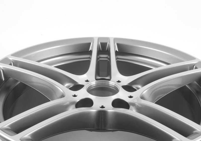 Llantas de aleación M Doble Radio 313 OEM 36116791999 para BMW E90, E91, E92, E93. Traseras, 18", color ferric grey bicolor. Original BMW.