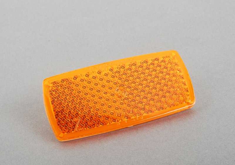 Reflector lateral delantero para BMW Serie 3 E21, Serie 6 E24, Serie 7 E23 (OEM 63141360809). Original BMW.