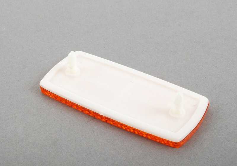Reflector lateral delantero para BMW Serie 3 E21, Serie 6 E24, Serie 7 E23 (OEM 63141360809). Original BMW.