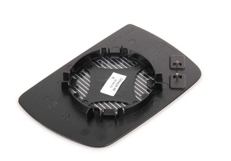 Heated flat left rearview glass OEM 51163404629 for BMW X3 (E83). Original BMW.