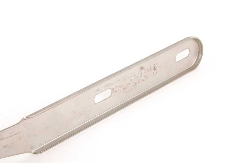 Exhaust system bracket for BMW E82, E88, E90, E91, E92, E93, E90N, E91N, E92N, E93N (OEM 18207533441). Genuine BMW