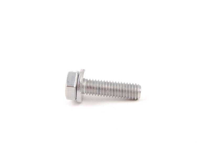 Tornillo hexagonal con arandela OEM 07119905526 para BMW E36, E46, E90, E92, E93, E39, F07, F10, F11, F06, F12, F13, E65, E66, F01, F02, Z3, E85, E86, E52. Original BMW.