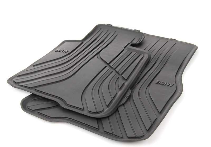Alfombrillas todo tiempo delanteras Anthrazit OEM 51472348155 para BMW Serie 4 F32, F33, F36, F82 M4, F83 M4... y más. Original BMW.