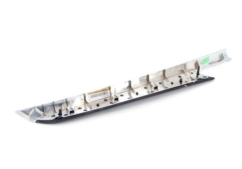 Listón madera nogal puerta delantera izquierda OEM 51417137177 para BMW X5 E70, X5 E70 LCI. Original BMW.