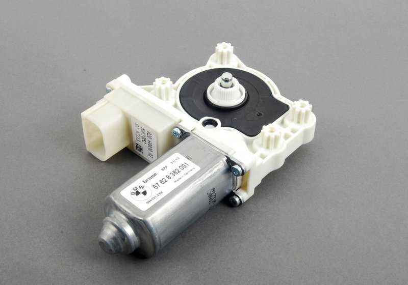 Left window lifter mechanism for BMW E65, E66 (OEM 67628382001). Original BMW.