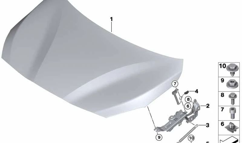 OEM FRONT (GAS) 51237300535 PARA BMW Série 2 Touler F45 ativo. BMW original.