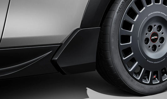 Aleta de umbral izquierda OEM 51775B3A2D7 para MINI F66, Cabrio F67. Original MINI.