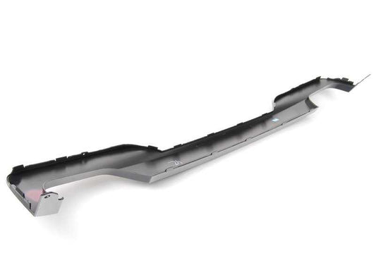 Embellecedor trasero M Performance OEM 51128050378 para BMW F06, F06N, F12, F12N, F13, F13N. Acabado en Darkshadow. Original BMW.