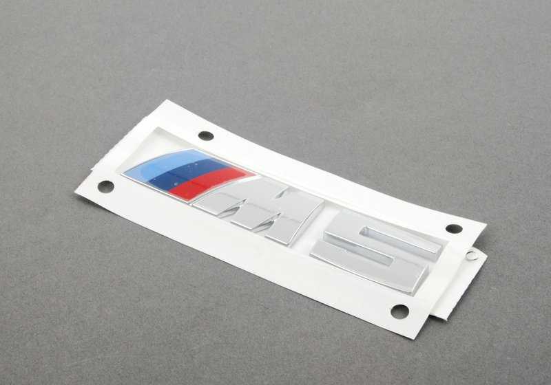 Inscripción "M5" OEM 51148060400 para BMW Serie 5 F10 M5 (2010-2016). Original BMW.