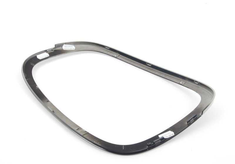 Anillo embellecedor cromado NEGRO luz trasera derecha OEM 63217464172 para MINI F56, F56 BEV, F55, Cabrio F57... y más. Original MINI.