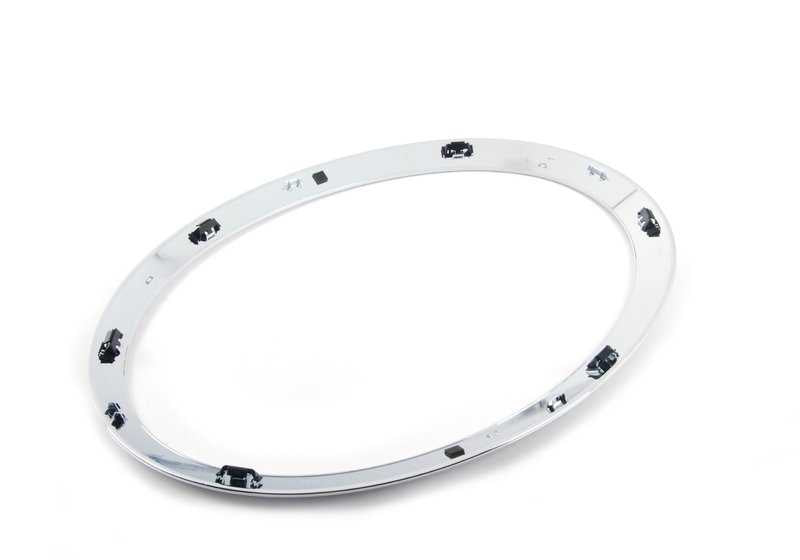 Anillo embellecedor faro izquierdo OEM 51137300631 para MINI F56, F55, Cabrio F57... y más. Original MINI.