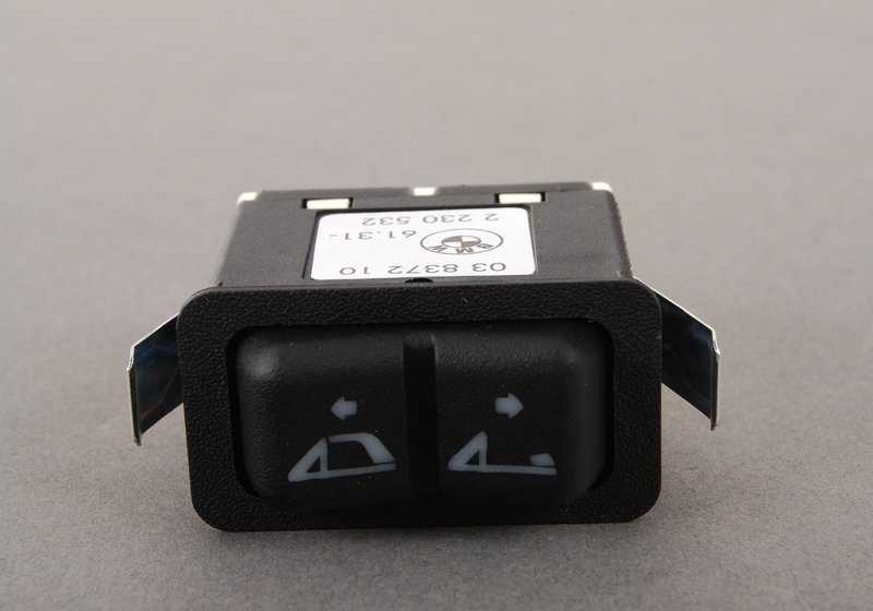 Interruptor para techo descapotable OEM 61312230532 para BMW E30. Original BMW.