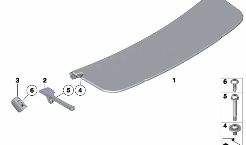 Tornillo de cabeza redonda OEM 07147220228 para BMW F07 (Serie 5 GT). Original BMW.