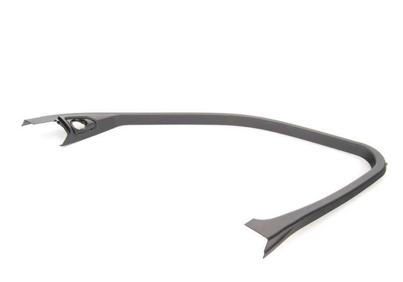 Cubierta marco ventana puerta delantera izquierda OEM 51337395383 para BMW X5 F15, F85. Original BMW.