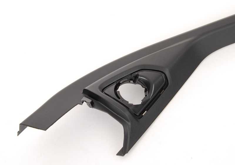 Cubierta marco ventana puerta delantera izquierda OEM 51337395383 para BMW X5 F15, F85. Original BMW.