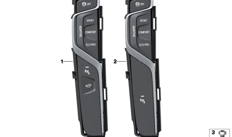 Central Console Control Unit for BMW 5 Series G30, G31, X3 G01, G08E (OEM 61316993922). Genuine BMW