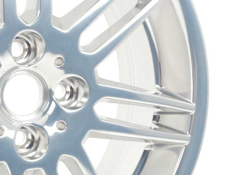 Llanta de aluminio Doble Radio 99 pulida OEM 36116778427 para MINI R50, R53, R56, Clubman R55, Cabrio R52, Coupé R58, Roadster R59... y más. Original MINI.