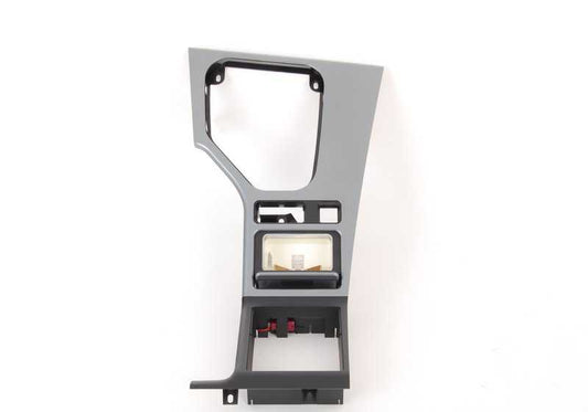 Inserto consola central OEM 51168256299 para BMW E39. Original BMW.