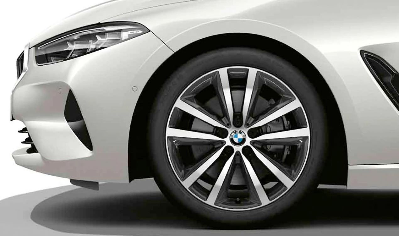 Llantas de aleación 19" Doble radio 690 OEM 36116884202 para BMW G14, G15, G16. Color gris orbit metalizado. Pieza original BMW. Ideal para eje delantero.