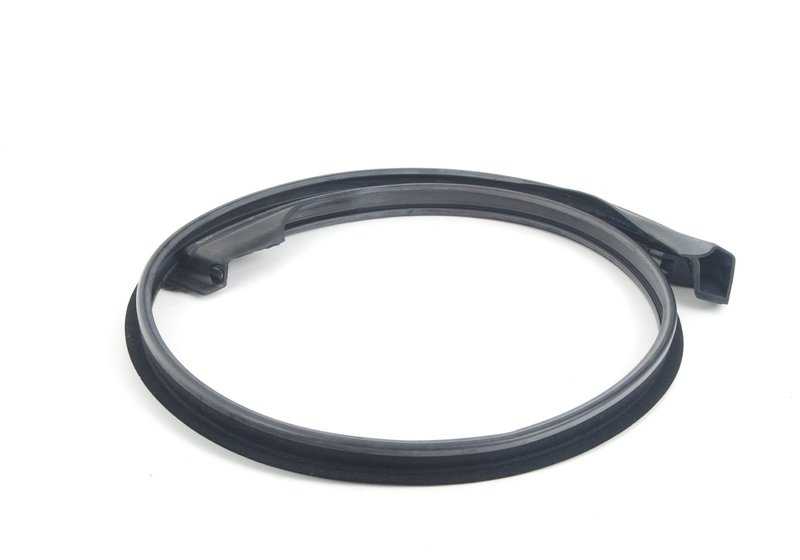 Junta de goma OEM 51217057507 para BMW Serie 5 {E60, E60N, E61, E61N}. Sello original para puerta delantera izquierda (zona techo). Recambio original BMW.